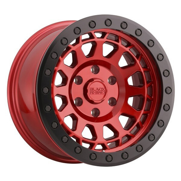 Black Rhino Wheels Primm Beadlock Candy Red with Black Ring & Black Bolts 17x8.5 -38mm Offset 5x127 (5x5) | Fits Jeep Wrangler 07-Present and Jeep Gladiator Black Rhino Wheels Primm Beadlock Candy Red with Black Ring & Black Bolts 17x8.5 -38mm Offset 5x127 (5x5) | Fits Jeep Wrangler 07-Present and Jeep Gladiator