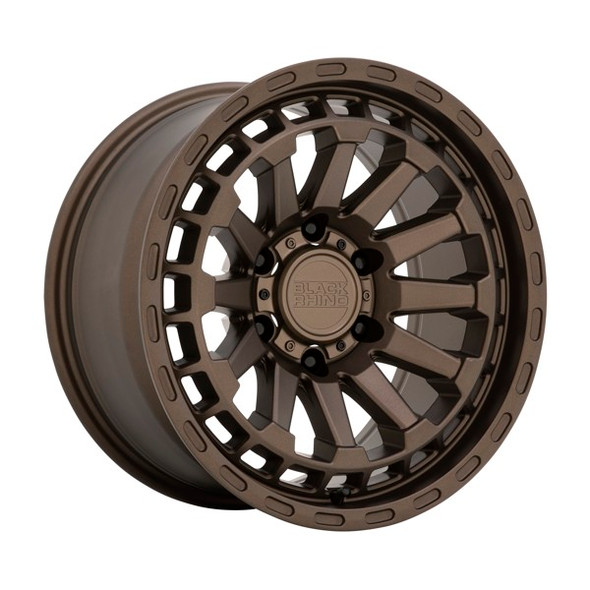 Black Rhino Wheels Raid Matte Bronze 17x8.5 -18mm Offset 5x127 (5x5) | Fits Jeep Wrangler 07-Present and Jeep Gladiator