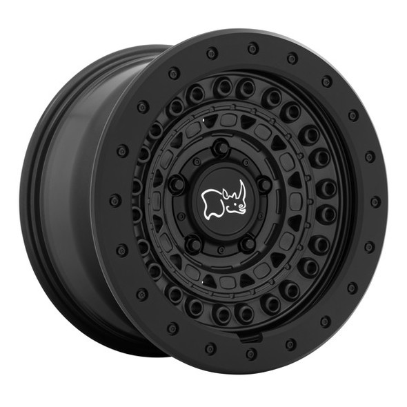 Black Rhino Wheels Barricade Gun Black With Black Rock Guard 17x8.5 -18mm Offset 5x127 (5x5) | Fits Jeep Wrangler 07-Present and Jeep Gladiator