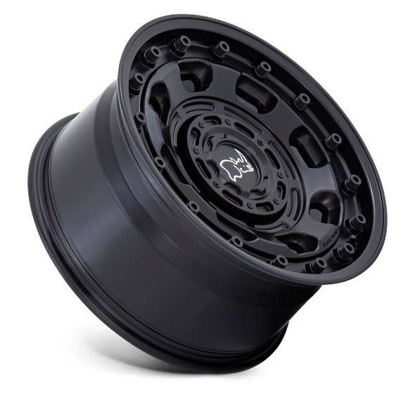 Black Rhino Wheels Atlas BR007 Matte Black 18x9 0mm Offset 5x127 (5x5),5x139.7 (5x5.5) | Fits Jeep Wrangler 07-Present and Jeep Gladiator