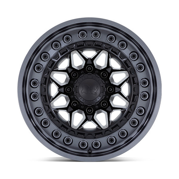 Black Rhino Wheels Alpha BR008 Matte Black With Gunmetal Lip 18x9 20mm Offset 6x139.7 (6x5.5) Black Rhino Wheels Alpha BR008 Matte Black With Gunmetal Lip 18x9 20mm Offset 6x139.7 (6x5.5)