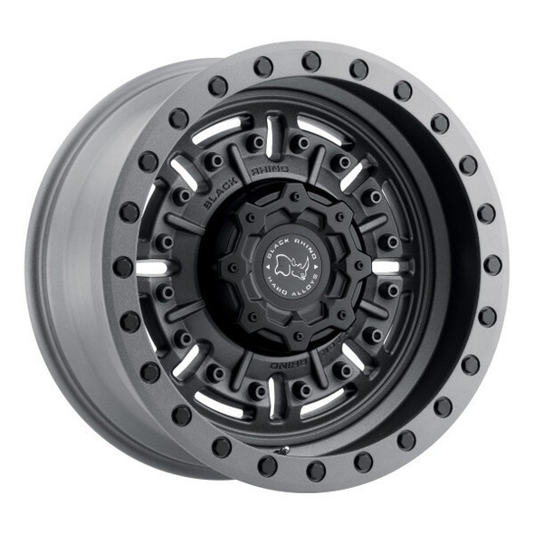 Black Rhino Wheels Abrams Textured Matte Gunmetal 18x9.5 12mm Offset 6x139.7 (6x5.5) Black Rhino Wheels Abrams Textured Matte Gunmetal 18x9.5 12mm Offset 6x139.7 (6x5.5)