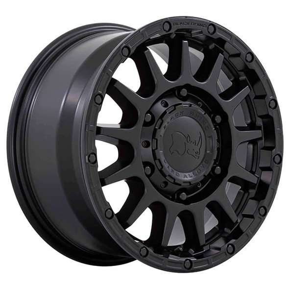 Black Rhino Wheels Sequoia Matte Black 16x8 38mm Offset 5x130 Black Rhino Wheels Sequoia Matte Black 16x8 38mm Offset 5x130