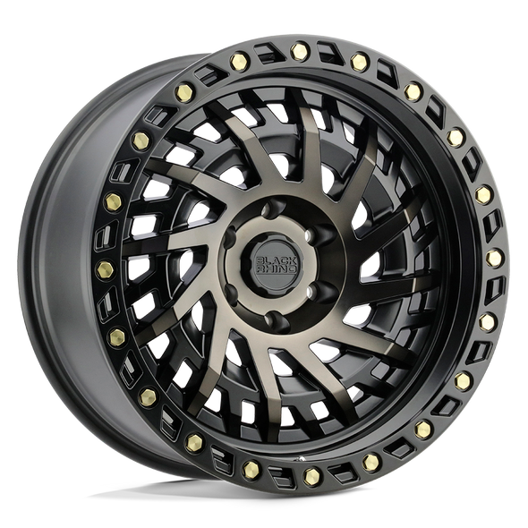 Black Rhino Wheels Shredder Matte Black with Machined Dark Tint 17x9 0mm Offset 5x139.7 (5x5.5)