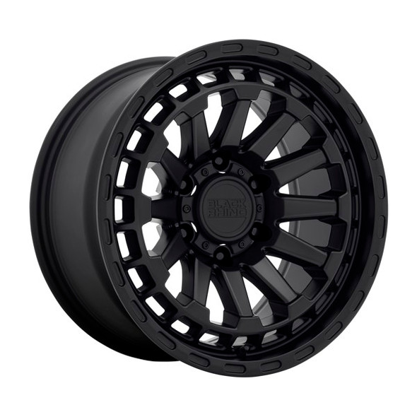 Black Rhino Wheels Raid Matte Black 17x8.5 -18mm Offset 5x127 (5x5) | Fits Jeep Wrangler 07-Present and Jeep Gladiator