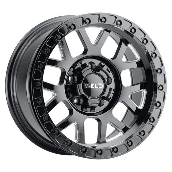 WELD Offroad Wheels Cinch W105 Gloss Black Milled 20x10 -18mm Offset 6x135,6x139.7 (6x5.5) WELD Offroad Wheels Cinch W105 Gloss Black Milled 20x10 -18mm Offset 6x135,6x139.7 (6x5.5)