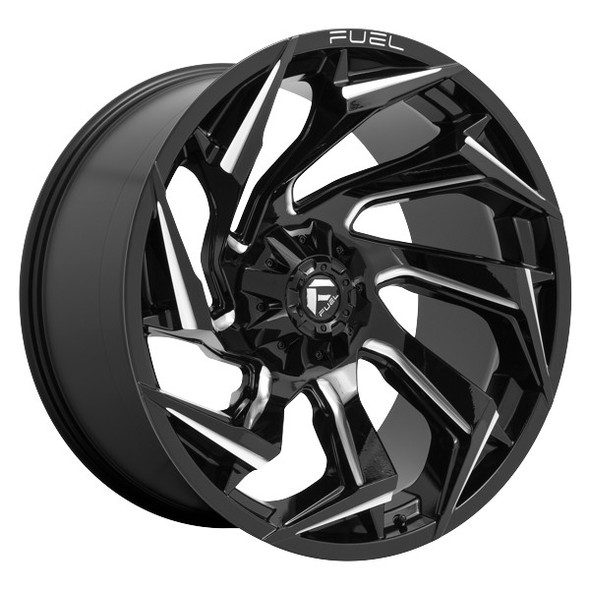 Fuel Offroad Wheels Reaction D753 Gloss Black Milled 20x10 -18mm Offset 6x135,6x139.7 (6x5.5) Fuel Offroad Wheels Reaction D753 Gloss Black Milled 20x10 -18mm Offset 6x135,6x139.7 (6x5.5)