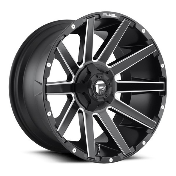 Fuel Offroad Wheels Contra D616 Matte Black Milled 22x10 -19mm Offset 6x135,6x139.7 (6x5.5) Fuel Offroad Wheels Contra D616 Matte Black Milled 22x10 -19mm Offset 6x135,6x139.7 (6x5.5)
