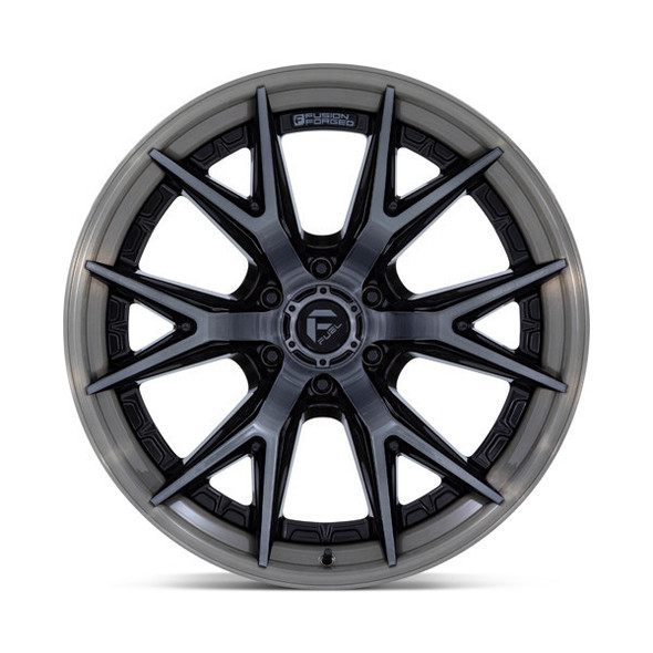 Fuel Offroad Wheels Catalyst FC402 Gloss Black With Gray Tint 20x9 20mm Offset 6x139.7 (6x5.5)