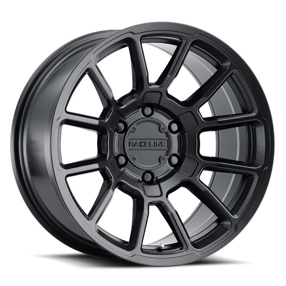 Raceline Wheels Gauge 950B Satin Black 17x8.5 18mm Offset 6x139.7 (6x5.5) Raceline Wheels Gauge 950B Satin Black 17x8.5 18mm Offset 6x139.7 (6x5.5)