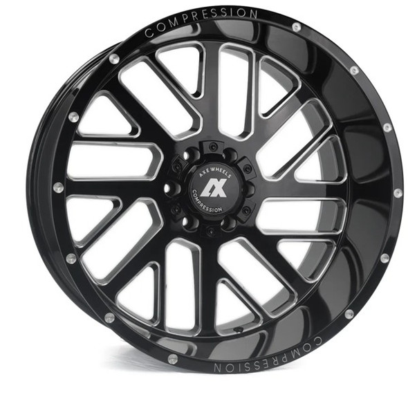AXE Offroad Wheels 2 Gloss Black Milled Accents 24x14 -76mm Offset 6x135,6x139.7 (6x5.5) AXE Offroad Wheels 2 Gloss Black Milled Accents 24x14 -76mm Offset 6x135,6x139.7 (6x5.5)