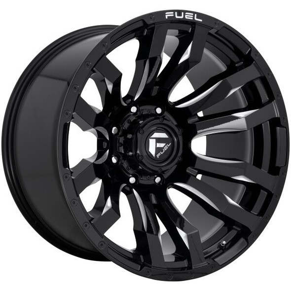 Fuel Offroad Wheels Blitz D673 Gloss Black Milled 20x12 -44mm Offset 6x139.7 (6x5.5) Fuel Offroad Wheels Blitz D673 Gloss Black Milled 20x12 -44mm Offset 6x139.7 (6x5.5)