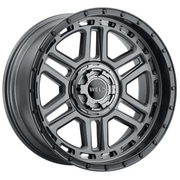 WELD Offroad Wheels W221 Satin Gun with Satin Black Ring 20x12 -44mm Offset 6x135,6x139.7 (6x5.5) WELD Offroad Wheels W221 Satin Gun with Satin Black Ring 20x12 -44mm Offset 6x135,6x139.7 (6x5.5)