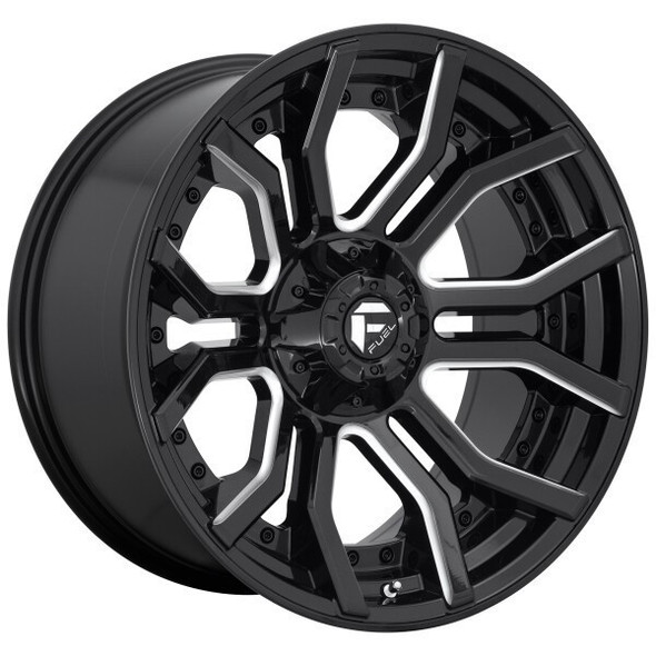 Fuel Offroad Wheels Rage D711 Gloss Black Milled 22x10 -18mm Offset 6x135,6x139.7 (6x5.5) Fuel Offroad Wheels Rage D711 Gloss Black Milled 22x10 -18mm Offset 6x135,6x139.7 (6x5.5)