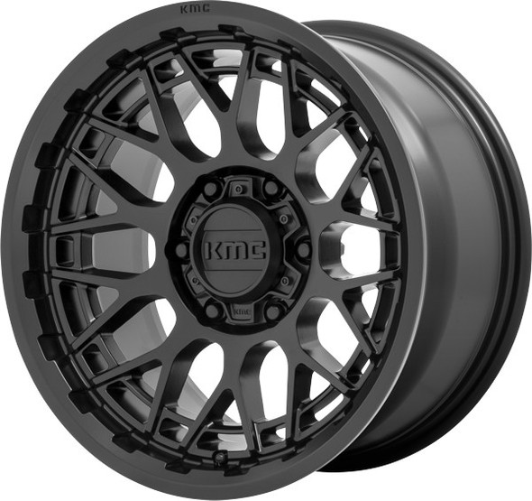 KMC Wheels Technic KM722 Satin Black 20x9 18mm Offset 6x139.7 (6x5.5)