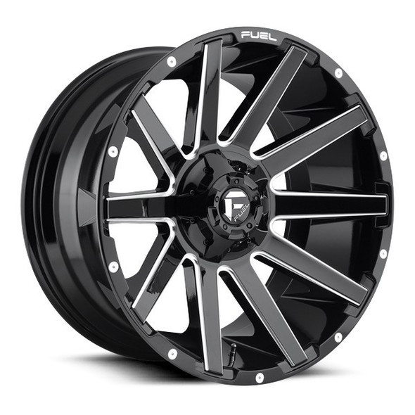 Fuel Offroad Wheels Contra D615 Gloss Black Milled 18x9 -12mm Offset 6x135,6x139.7 (6x5.5) Fuel Offroad Wheels Contra D615 Gloss Black Milled 18x9 -12mm Offset 6x135,6x139.7 (6x5.5)