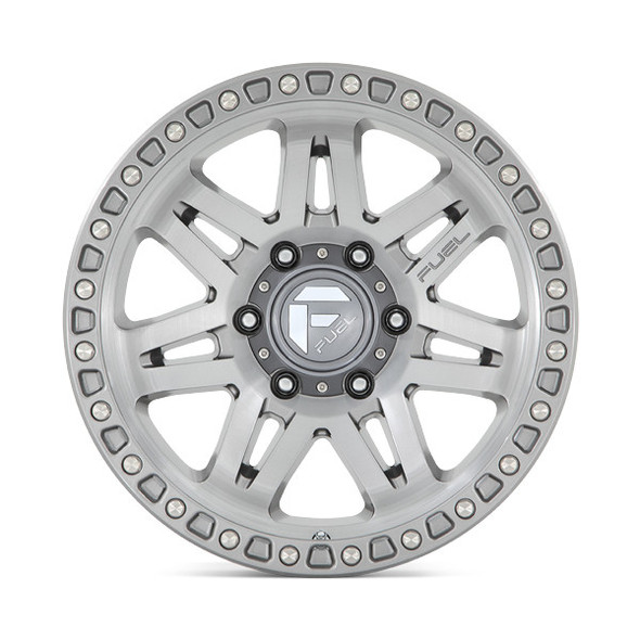 Fuel Offroad Wheels Syndicate D812 Platinum 17x9 -12mm Offset 6x139.7 (6x5.5)