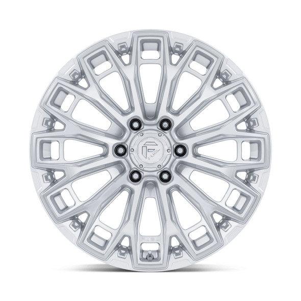 Fuel Offroad Wheels Trax FC882 Gloss Silver with Machined Face 17x9 1mm Offset 6x139.7 (6x5.5)