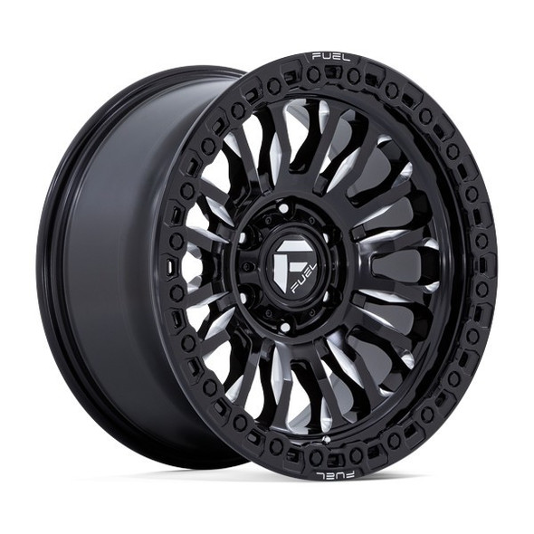 Fuel Offroad Wheels Rincon Simulated Beadlock FC857 Gloss Black Milled 17x8.5 -1mm Offset 6x139.7 (6x5.5) Fuel Offroad Wheels Rincon Simulated Beadlock FC857 Gloss Black Milled 17x8.5 -1mm Offset 6x139.7 (6x5.5)