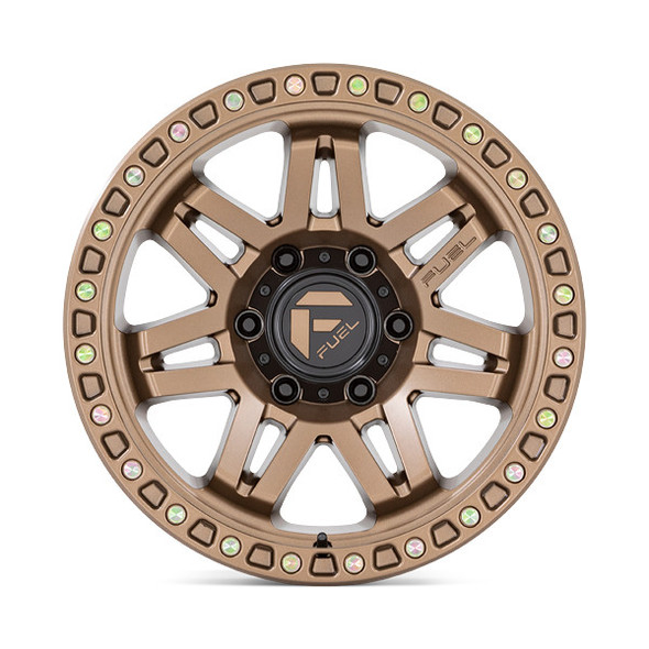 Fuel Offroad Wheels Syndicate D811 Matte Bronze 17x9 -12mm Offset 6x139.7 (6x5.5)