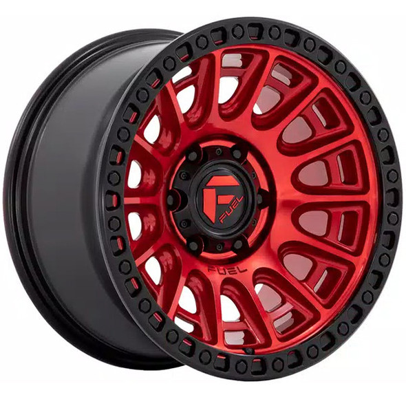 Fuel Offroad Wheels Cycle D834 Candy Red With Black Ring 17x9 -12mm Offset 6x139.7 (6x5.5) Fuel Offroad Wheels Cycle D834 Candy Red With Black Ring 17x9 -12mm Offset 6x139.7 (6x5.5)