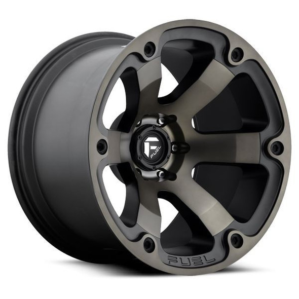 Fuel Offroad Wheels Beast D564 Matte Black Machined w/ Dark Tint 17x9 -12mm Offset 6x139.7 (6x5.5) Fuel Offroad Wheels Beast D564 Matte Black Machined w/ Dark Tint 17x9 -12mm Offset 6x139.7 (6x5.5)