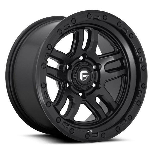 Fuel Offroad Wheels Ammo D700 Matte Black 17x9 -12mm Offset 6x139.7 (6x5.5)