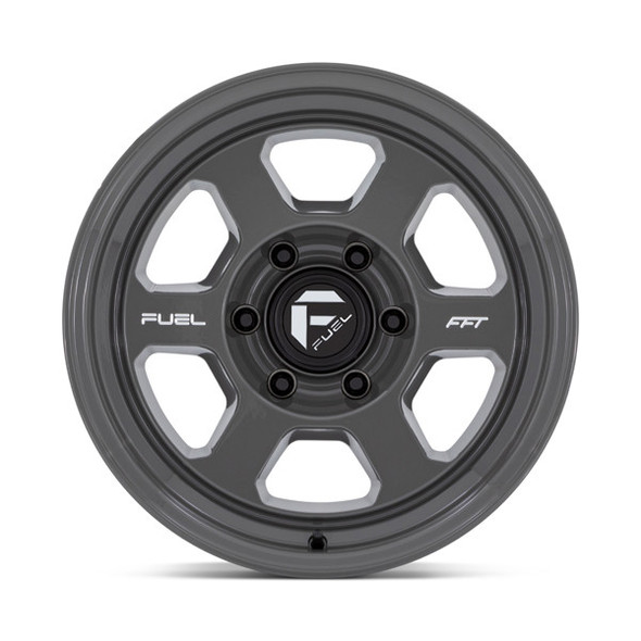 Fuel Offroad Wheels Hype FC860 Battleship Gray 17x8.5 10mm Offset 6x139.7 (6x5.5)