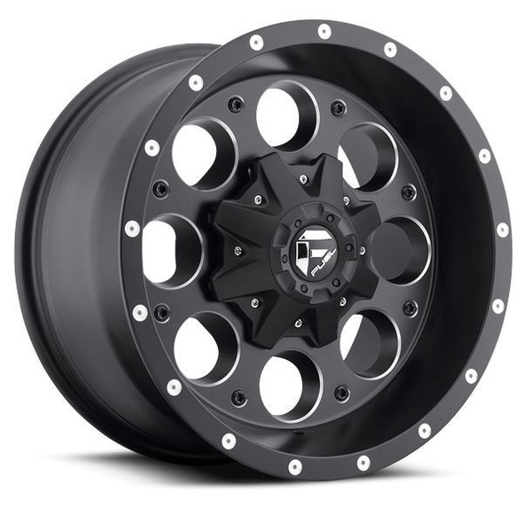 Fuel Offroad Wheels Revolver D525 Matte Black Milled 15x8 -18mm Offset 6x139.7 (6x5.5) Fuel Offroad Wheels Revolver D525 Matte Black Milled 15x8 -18mm Offset 6x139.7 (6x5.5)