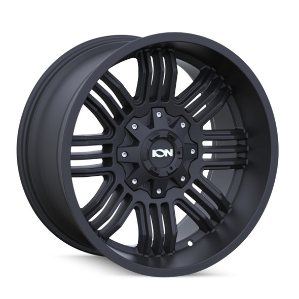 ION Alloy Wheels 144 Matte Black 17x9 -12mm Offset 6x135,6x139.7 (6x5.5)