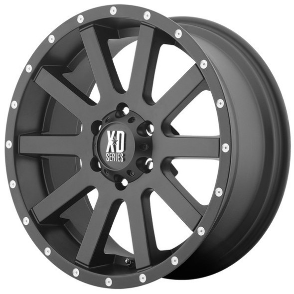 XD Series Wheels Heist XD818 Satin Black 20x10 -24mm Offset 5x127 (5x5) | Fits Jeep Wrangler 07-Present and Jeep Gladiator XD Series Wheels Heist XD818 Satin Black 20x10 -24mm Offset 5x127 (5x5) | Fits Jeep Wrangler 07-Present and Jeep Gladiator