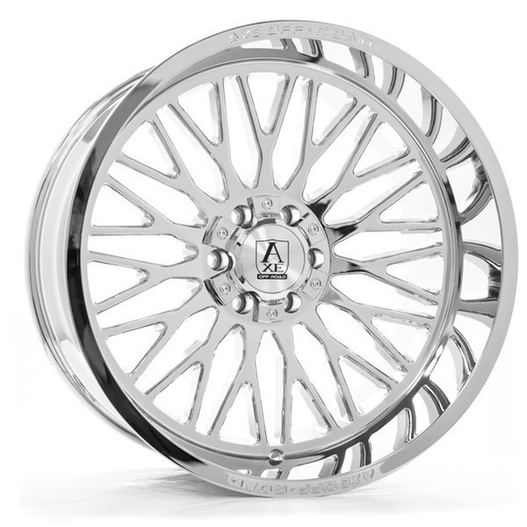 AXE Offroad Wheels Kratos Chrome 24x12 -44mm Offset 5x127 (5x5),5x139.7 (5x5.5) | Fits Jeep Wrangler 07-Present and Jeep Gladiator