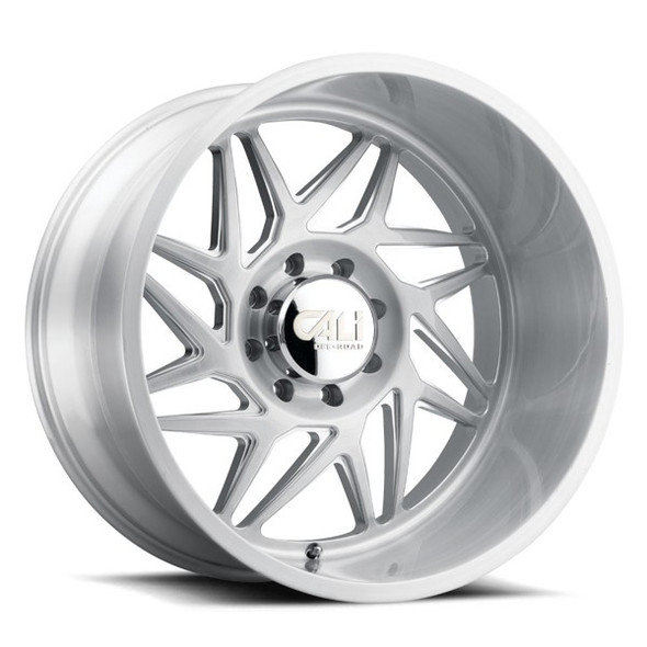Cali Offroad Wheels Gemini 9112 Brushed & Clear Coated 20x10 -25mm Offset 5x127 (5x5) | Fits Jeep Wrangler 07-Present and Jeep Gladiator Cali Offroad Wheels Gemini 9112 Brushed & Clear Coated 20x10 -25mm Offset 5x127 (5x5) | Fits Jeep Wrangler 07-Present and Jeep Gladiator
