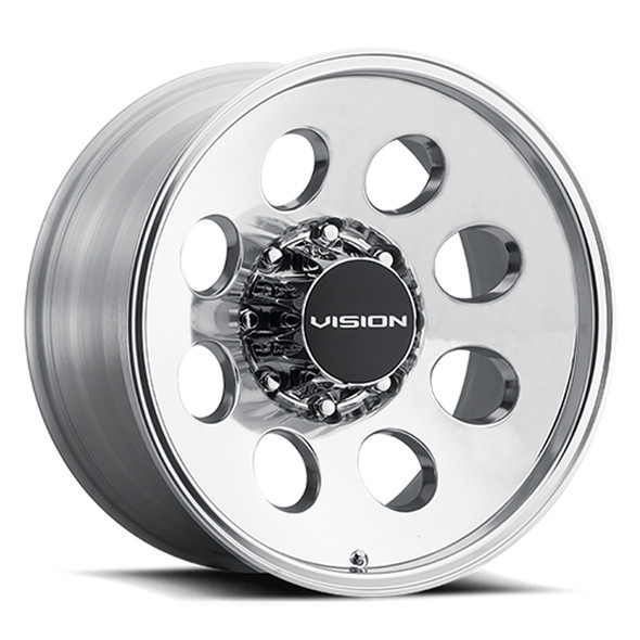 Vision Wheels Midway 56 Polished 16x8 0mm Offset 5x127 (5x5) | Fits Jeep Wrangler 07-Present and Jeep Gladiator Vision Wheels Midway 56 Polished 16x8 0mm Offset 5x127 (5x5) | Fits Jeep Wrangler 07-Present and Jeep Gladiator