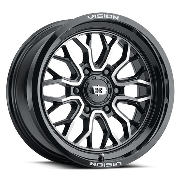 Vision Wheels Riot 402 Gloss Black Machined Face 20x12 -51mm Offset 5x127 (5x5) | Fits Jeep Wrangler 07-Present and Jeep Gladiator Vision Wheels Riot 402 Gloss Black Machined Face 20x12 -51mm Offset 5x127 (5x5) | Fits Jeep Wrangler 07-Present and Jeep Gladiator