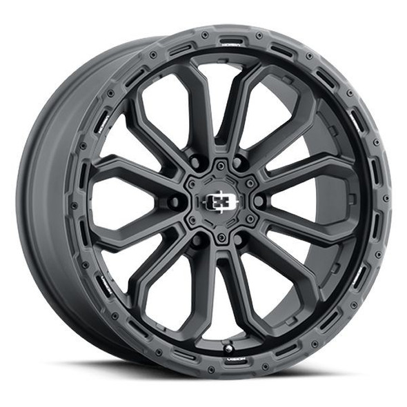 Vision Wheels Korupt 405 Satin Black 18x9 12mm Offset 5x127 (5x5) | Fits Jeep Wrangler 07-Present and Jeep Gladiator Vision Wheels Korupt 405 Satin Black 18x9 12mm Offset 5x127 (5x5) | Fits Jeep Wrangler 07-Present and Jeep Gladiator