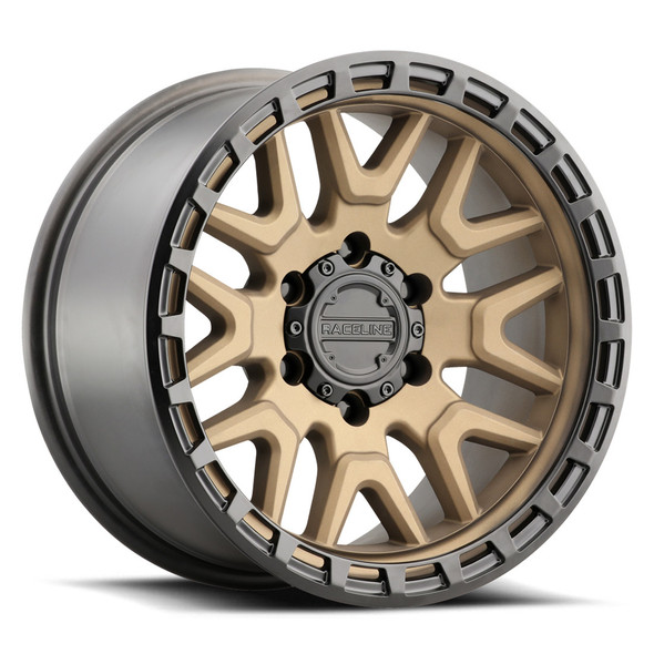 Raceline Wheels Krank 953BZ Matte Bronze 17x8.5 0mm Offset 5x127 (5x5) | Fits Jeep Wrangler 07-Present and Jeep Gladiator Raceline Wheels Krank 953BZ Matte Bronze 17x8.5 0mm Offset 5x127 (5x5) | Fits Jeep Wrangler 07-Present and Jeep Gladiator
