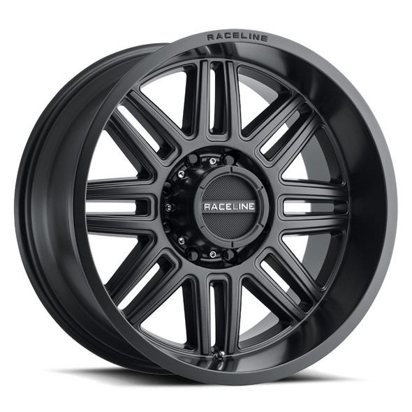 Raceline Wheels Split 948B Satin Black 20x9 0mm Offset 8x170 Raceline Wheels Split 948B Satin Black 20x9 0mm Offset 8x170