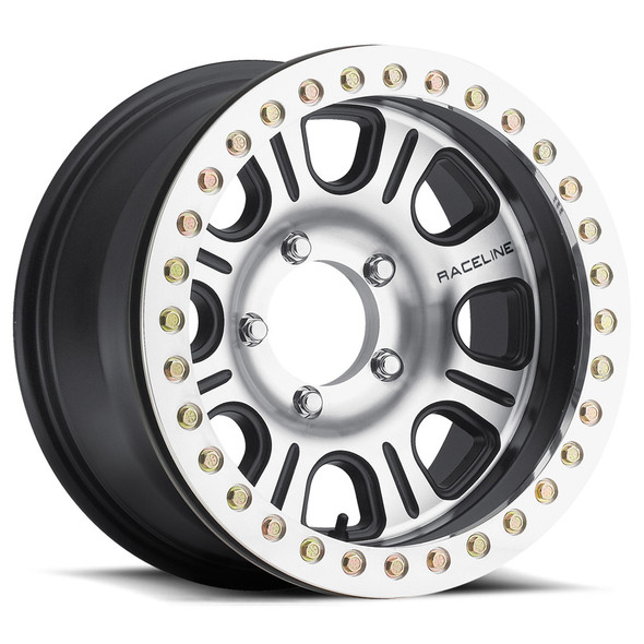 Raceline Wheels Monster RT231 Satin Black 15x8 -32mm Offset 5x127 (5x5) | Fits Jeep Wrangler 07-Present and Jeep Gladiator Raceline Wheels Monster RT231 Satin Black 15x8 -32mm Offset 5x127 (5x5) | Fits Jeep Wrangler 07-Present and Jeep Gladiator