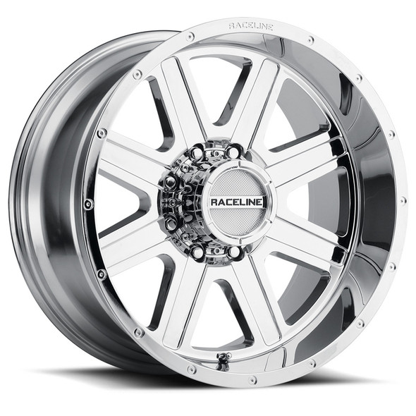 Raceline Wheels Hostage 940C Chrome 17x9 0mm Offset 5x127 (5x5) | Fits Jeep Wrangler 07-Present and Jeep Gladiator Raceline Wheels Hostage 940C Chrome 17x9 0mm Offset 5x127 (5x5) | Fits Jeep Wrangler 07-Present and Jeep Gladiator