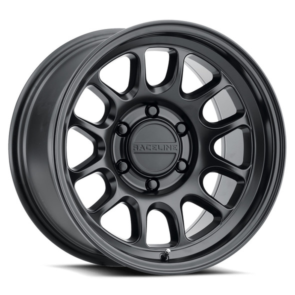 Raceline Wheels Rogue 958B Satin Black 17x9 -12mm Offset 5x127 (5x5) | Fits Jeep Wrangler 07-Present and Jeep Gladiator Raceline Wheels Rogue 958B Satin Black 17x9 -12mm Offset 5x127 (5x5) | Fits Jeep Wrangler 07-Present and Jeep Gladiator