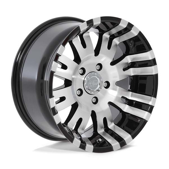 Pro Comp Wheels Raven PA01 Gloss Black Machined 18x9.5 -19mm Offset 8x165.1 (8x6.5)