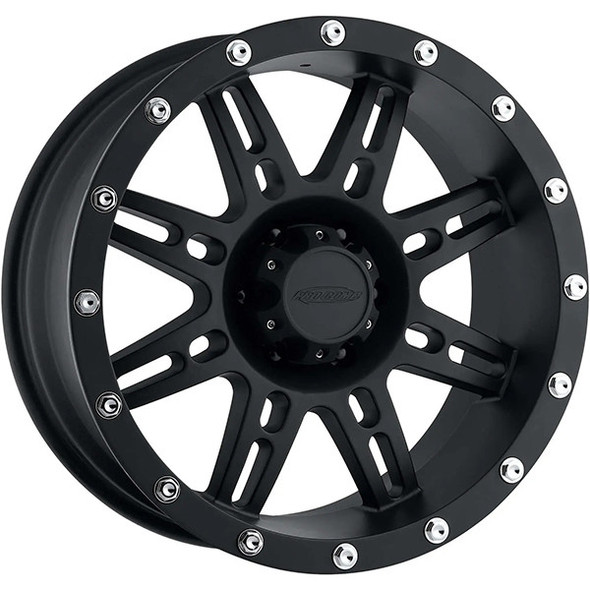 Pro Comp Wheels Stryler PA31 Flat Black 17x9 -6mm Offset 6x135