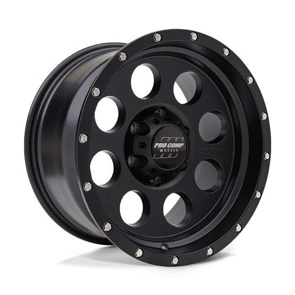 Pro Comp Wheels Proxy PA45 Satin Black 17x9 -6mm Offset 8x165.1 (8x6.5)