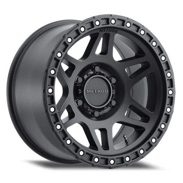 Method Wheels MR312 Matte Black 17x8.5 0mm Offset 5x127 (5x5) | Fits Jeep Wrangler 07-Present and Jeep Gladiator