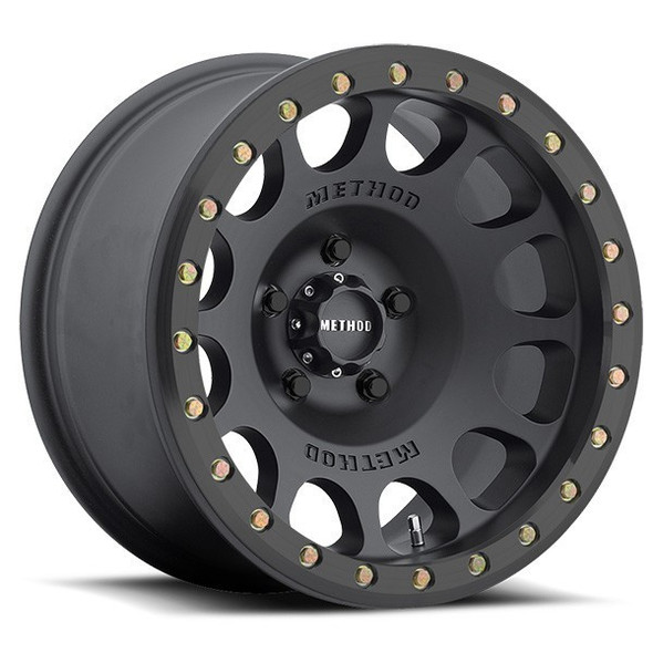 Method Wheels MR105 Beadlock Matte Black 17x8.5 0mm Offset 8x165.1 (8x6.5)