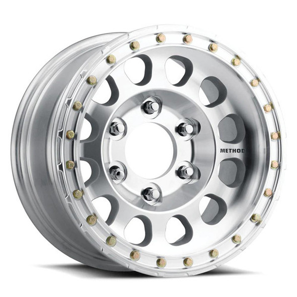 Method Wheels Beadlock MR103 Machined Raw 17x9 -12mm Offset 6x165.1 (6x6.5)