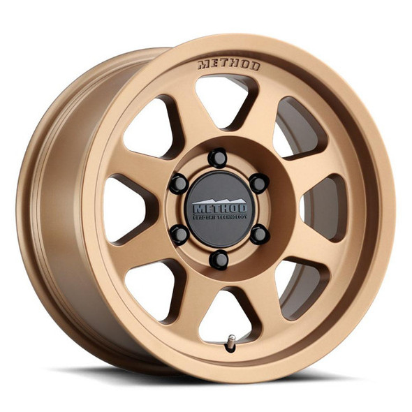 Method Wheels Bead Grip MR701 Bronze 17x8.5 0mm Offset 5x127 (5x5) | Fits Jeep Wrangler 07-Present and Jeep Gladiator