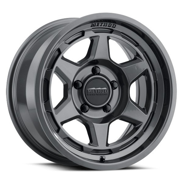 Method Wheels Bead Grip MR708 Gloss Titanium 17x8.5 0mm Offset 5x127 (5x5) | Fits Jeep Wrangler 07-Present and Jeep Gladiator