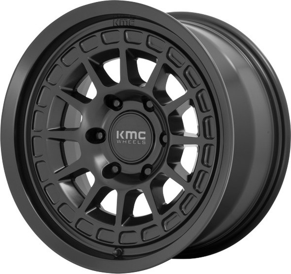 KMC Wheels Canyon KM719 Satin Black 17x8 35mm Offset 5x127 (5x5) | Fits Jeep Wrangler 07-Present and Jeep Gladiator KMC Wheels Canyon KM719 Satin Black 17x8 35mm Offset 5x127 (5x5) | Fits Jeep Wrangler 07-Present and Jeep Gladiator